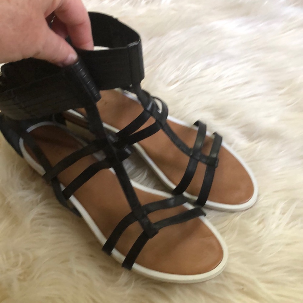 Coach gladiator style leather sandals